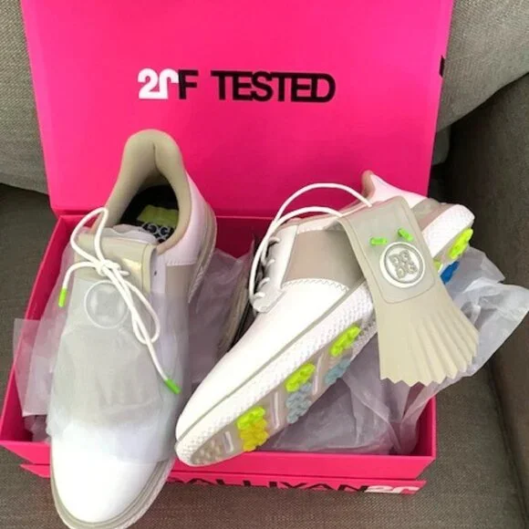 G/FORE GALLIVAN2R KILTIE GOLF WOMENS GOLF SHOES STONE SIZE 8 - Picture 3 of 7